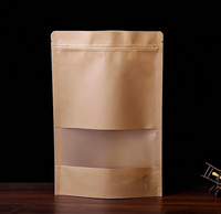 Bolsa Premium de Mylar con Cierre Zipper y Ventana Transparente, Impresión Personalizada, para Anacardos y Almendras, Venta Directa de Fábrica