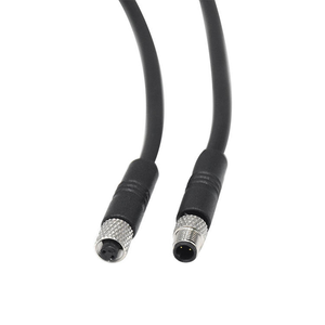 Connecteur de câble de soudage non blindé étanche IP67 M5 pour l'automobile, 2 broches mâle ou femelle - Product Image 1