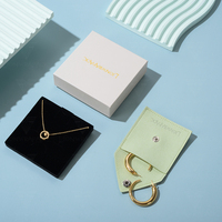 Lionwrapack Boîte à bijoux blanche de marque haut de gamme pour bagues et bracelets