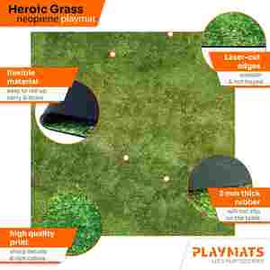 Tapis de jeu de guerre sur mesure extra large, imperméable, en néoprène, pliable, terrain de jeu personnalisable - Product Image 2