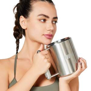 TopSupply <span class=keywords><strong>8kg</strong></span> haltère tasse lourde en acier inoxydable 6kg haltère surpoids tasse à eau Fitness maison salle de sport créatif 10kg haltère tasse - Product Image 4