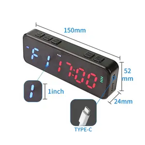 Passt in Ihre Tasche 1 Zoll neuer professioneller mini-multifunktionaler magnetischer intermittierender Garage-Gym-Timer