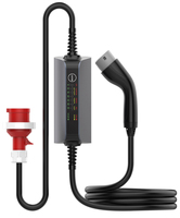 Nouveau chargeur de voiture électrique portable réglable GBT 3-22KW Type2 32A avec câble de charge 8/10/13/16/24/28/32A Adaptateur de prise EU