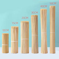 Brochettes en bambou de qualité alimentaire jetables, différentes tailles, très populaires, pour barbecue