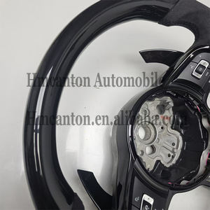 Nouveaux produits Volant en Alcantara noir piano pour Volkswagen Golf 7.5 gti Volant de voiture - Product Image 2