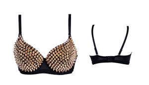 Top de Sujetador Sexy Estilo Punk con Remaches y Soporte de Acero para Espectáculos y Discotecas para Mujer - Product Image 5