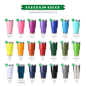 Gobelet isotherme en céramique avec logo personnalisé et cuillère, 20 oz, 30 oz, style classique, tasse à café pour la vente en gros - Product Image 3