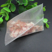 10000 pièces imprimer votre logo vide pyramide sachet de thé biodégradable fibre de maïs PLA emballage écologique et produit d'impression