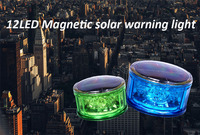 Voyant d'avertissement de trafic solaire magnétique à 12 LED Produits de trafic polyvalents