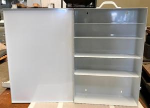 <span class=keywords><strong>Kit</strong></span> di pronto soccorso scatola di metallo in acciaio inox con fodera e serigrafia per Logo OEM Custom Design <span class=keywords><strong>Kit</strong></span> di pronto soccorso a parete - Product Image 3