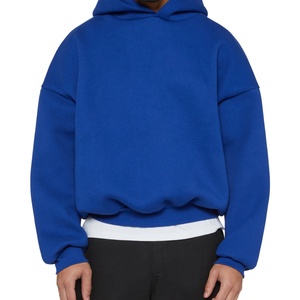 <b>Men's</b> Cotton/Polyester Fleece <b>Pullover</b> Oversize Hoodie Ultra Soft Breathable Hooded Sweatshirt Pockets Summer Regular Fit Custom - Product Image 2