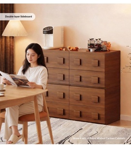 Table basse de salon en bois massif postmoderne, meuble autoportant multifonctionnel pour la maison, meuble TV simple <span class=keywords><strong>Carmen</strong></span> - Product Image 6