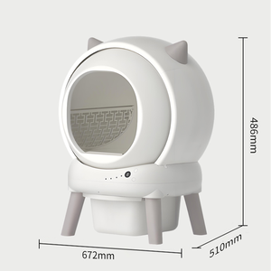 Caja de Arena Autolimpiable Inteligente con Control por APP, Eliminación de Olores, <span class=keywords><strong>Puerta</strong></span> de Seguridad, 10 kg, Ecológica, Fácil de Limpiar, Gran Capacidad - Product Image 6