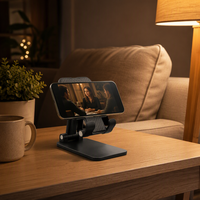 Support réglable pour téléphone portable et tablette, compatible universellement avec iPhone et autres marques, sûr et durable pour une utilisation sur le bureau