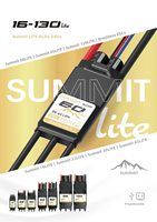 Contrôleur de vitesse électronique (ESC) sans balais SUMMIT 85A 130A Lite 3S 6S pour avion RC et multirotor avec télémétrie