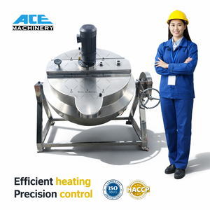 Tanque de Mezcla de Leche Condensada de Acero Inoxidable SUS316L de Grado Alimenticio de 200L con Calentamiento Eléctrico - Product Image 5