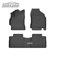 Alfombrillas de Coche 3D TPE Impermeables Antideslizantes, Juego Completo de 3.5mm de Grosor para Escape y Equinox 2014-2018