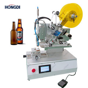 เครื่องติดฉลากอัตโนมัติขนาดเล็กความแม่นยำสูงสำหรับขวดน้ำหอม ภาชนะบรรจุน้ำมันหอมระเหย กระป๋องแก้ว/โลหะ บรรจุภัณฑ์เครื่องสำอาง - Product Image 1