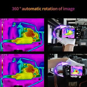 Caméra thermique portative haute définition UTI120MS pour la détection de fuites dans les systèmes de chauffage au sol et les conduites géothermiques - Product Image 2
