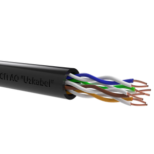 Cable Ethernet UTP Cat5 de PE, 4x2x0.52mm, Par Trenzado, para Transmisión de Datos y Sistemas LAN - Product Image 1