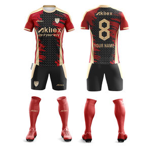 مصنع الجملة تخصيص عالية الجودة تدريب فريق كرة القدم ومجموعات المنافسة/مجموعة جيرسي لكرة القدم للأطفال - Product Image 4