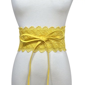 Ceintures larges en PU à lacets pour femmes, couleurs personnalisées, <span class=keywords><strong>ceinture</strong></span> <span class=keywords><strong>chic</strong></span>, <span class=keywords><strong>ceinture</strong></span> enveloppante, <span class=keywords><strong>ceinture</strong></span> obi, nœud papillon, corset, <span class=keywords><strong>ceinture</strong></span> pour robe - Product Image 4