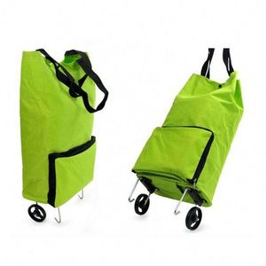New Creative Design Reusable Multi-functional <b>Trolley</b> Shopping Bags with Logos Cart <b>Foldable</b> Letter Pattern Grocery Bag - Product Image 6