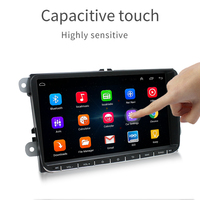 Autoradio Android 10 Lecteur multimédia stéréo 9 pouces Navigation GPS Classique pour tous les VW/Volkswagen