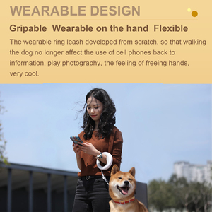 2025 Fabriek Slimme Duurzame Tape Lood, Wirwar Gratis Ontwerp Voor Nachtwandelen, Intrekbare Handen Gratis Hondenriem Met Led Veiligheidslicht - Product Image 3