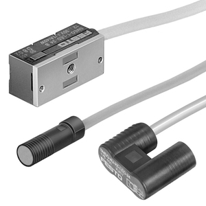 FESTO SMEO สวิตช์แม่เหล็กสำหรับกระบอกสูบ 12‑27VDC แรงดันไฟฟ้าในการทำงาน ไฟแสดงสถานะ LED สำหรับการตรวจสอบระบบลม - Product Image 1