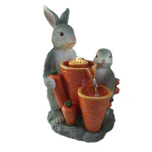 Fontaine à eau en résine à énergie solaire, fonctionnement silencieux, design étanche, installation autonome pour usage intérieur/extérieur - Product Image 3