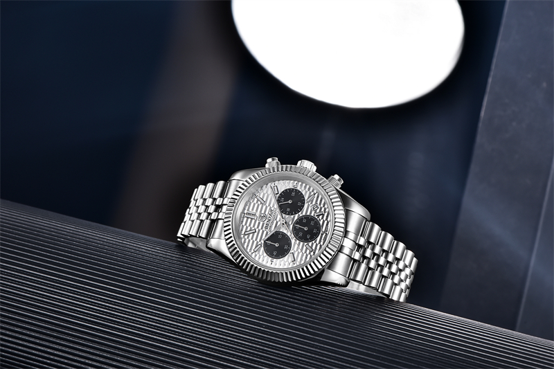 BENYAR acier inoxydable étanche sport Quartz hommes montre haut marque mode chronographe horloge de luxe Relogio Masculino
