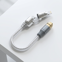 Typ-C zu 3,5mm Kopfhörer- und Mikrofon-Adapter OTG Digitaler Audio-Konverter für Live-Streaming und Aufnahmen