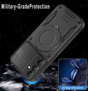 Étui de téléphone antichoc de luxe avec béquille pour Samsung S26 Ultra, coque <span class=keywords><strong>mobile</strong></span> en PC pour Samsung Galaxy S26 S25 - Product Image 2