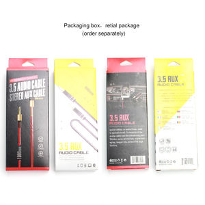 Cable Auxiliar Flexible con Conector de Metal Dorado de 3.5mm, Hecho en China, Cable de Audio Macho de 3.5mm para Altavoz Móvil, <span class=keywords><strong>TV</strong></span>, Computadora, Automóvil - Product Image 6