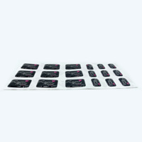 Autocollants personnalisés époxy avec impression, étiquettes en vinyle Transparent de haute qualité, étiquette imperméable en PET, pièces