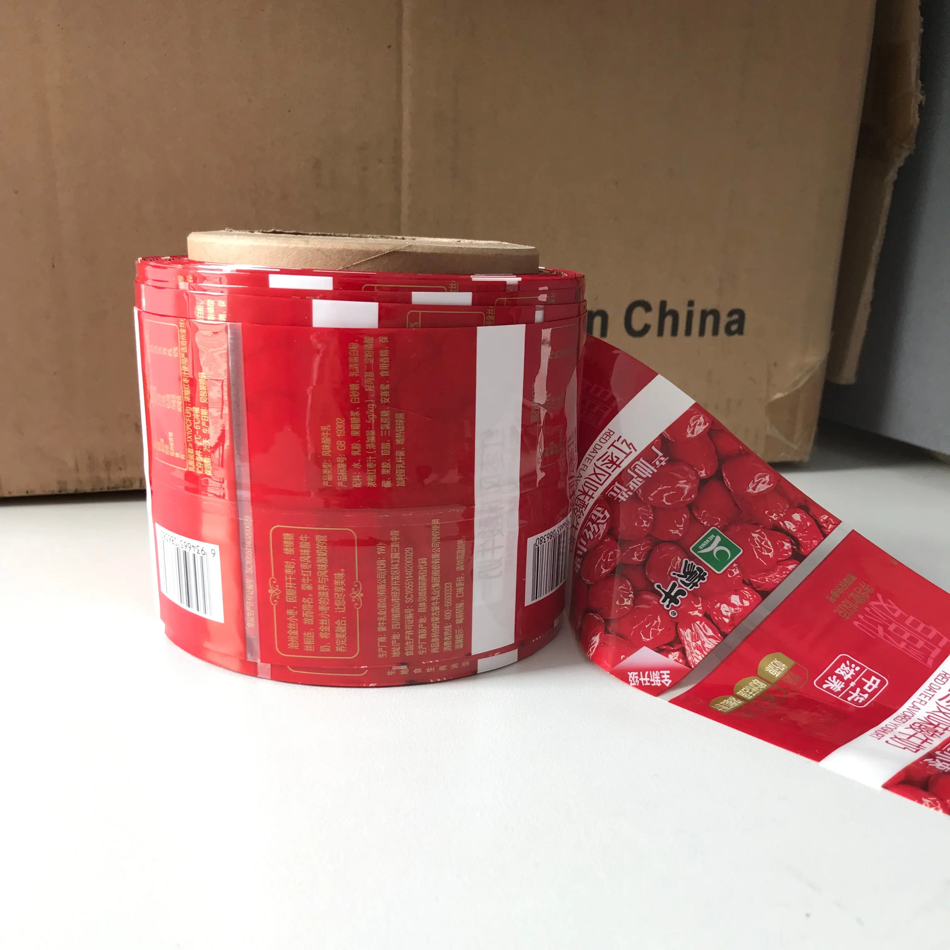 Plastic warmte film Krimpen Mouw Cup Label pvc krimpen cap seal made in China