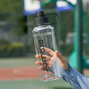 Горячая распродажа персонализированный логотип Пасхальный подарок 1Л пластиковая бутылка для воды износостойкая пластиковая бутылка для питьевой воды с винтовой крышкой