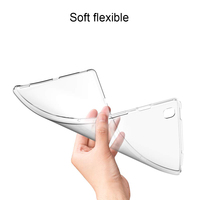 Şeffaf samsung kılıfı Galaxy Tab A 10.1 2019 T510 T515 Darbeye Dayanıklı SM-T510 SM-T515 Temizle TPU arka kapak Kılıf