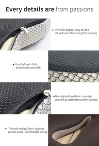 Ergo Design Soulagement De La Douleur Chaise De Bureau 3D Maille Anti-dérapant En Mousse à Mémoire de Voiture De <span class=keywords><strong>Fauteuil</strong></span> Roulant Coussin de Siège <span class=keywords><strong>Orthopédique</strong></span>/coussin de Siège De Coccyx coussin - Product Image 6