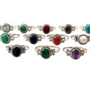 Bagues en pierres précieuses naturelles multiples Bijoux Bagues en argent sterling 925 - Product Image 4