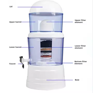 Vendita calda 5-8 fasi di ceramica pentola di <span class=keywords><strong>acqua</strong></span> minerale diretta distributore di <span class=keywords><strong>acqua</strong></span> <span class=keywords><strong>potabile</strong></span> Desktop gravità filtro <span class=keywords><strong>acqua</strong></span> purificatore per la <span class=keywords><strong>casa</strong></span> - Product Image 4