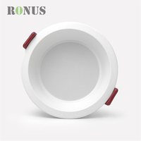 Spot encastré LED dimmable IP44 7W SMD 5W pour plafond intérieur