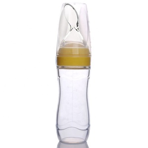 Productos de silicona <span class=keywords><strong>para</strong></span> bebé, alimentador de comida <span class=keywords><strong>para</strong></span> bebé, botella con cuchara tensora <span class=keywords><strong>para</strong></span> bebé, venta al por mayor - Product Image 1