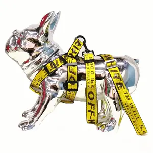 Hersteller Großhandels preis Luxus Bestseller Kunden spezifische Mode Nylon Hunde halsband Leine Haustier Leine Hund Produkte