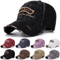 Gorra de Béisbol Vintage con Parche de Logotipo Personalizado OEM, Bordado, Lavada y Desgastada, Estilo Casual, Moda Urbana, Venta al Por Mayor de Fábrica