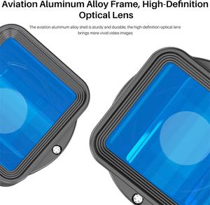 Ulanzi เลนส์1.55XT สร้างภาพยนตร์แบบ anamorphic, เลนส์กล้องโทรศัพท์เลนส์ไวด์สกรีนมือถือโดยแอปฟิล์มโปรสำหรับสมาร์ทโฟน - Product Image 5
