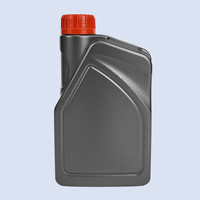 Bouteille en plastique vide d'huile moteur de moto 1L HDPE vert noir marron 1000 ml 1litre pour moteur