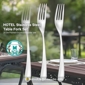 Juego de tenedores de mesa 3 piezas Inox (21cm) HOTEL Cromo lucido CVLX30C3 - Product Image 2