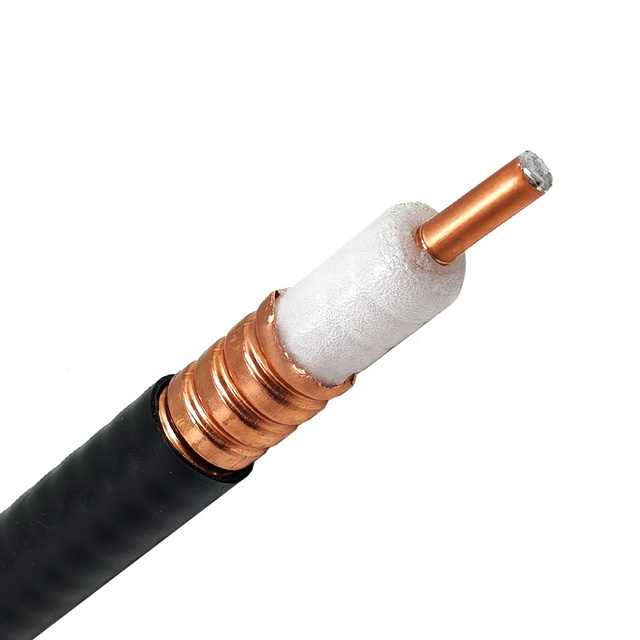 Factory Supply Corrugated Coaxial Cable 1/2'' LDF 50 Ohm Low Loss RF Feeder Cable Base Station Antenna Cables